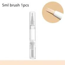 1支自动旋转唇彩笔，适用于粉底液、遮瑕膏、精华液、营养液、维生素E、蜂蜜等化妆品，便携式管状设计，2毫升/5毫升，含刷子和蘸取器，化妆品，价格实惠，可用于房间装饰、梳妆台、旅行、卧室、化妆配件、圣诞礼物、化妆品、化妆工具、便宜货、礼品、女士礼品、圣诞礼物 - 無色 - 查看 6