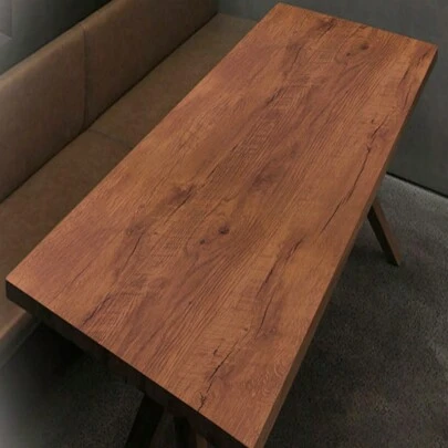 1 Roll Of 10m Gray Wood Grain Self-Adhesive Wallpaper Brown For DIY Waterproof And Oil-Proof Stickers For Kitchen Easy To Take Care Of Removable Contact Paper