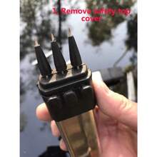 POPOTR Huge Power Toy Dart Launcher PISTOLA Hunting Tool Silent Pleasantly Surprised Gift Decompression Toys - Black - View 7
