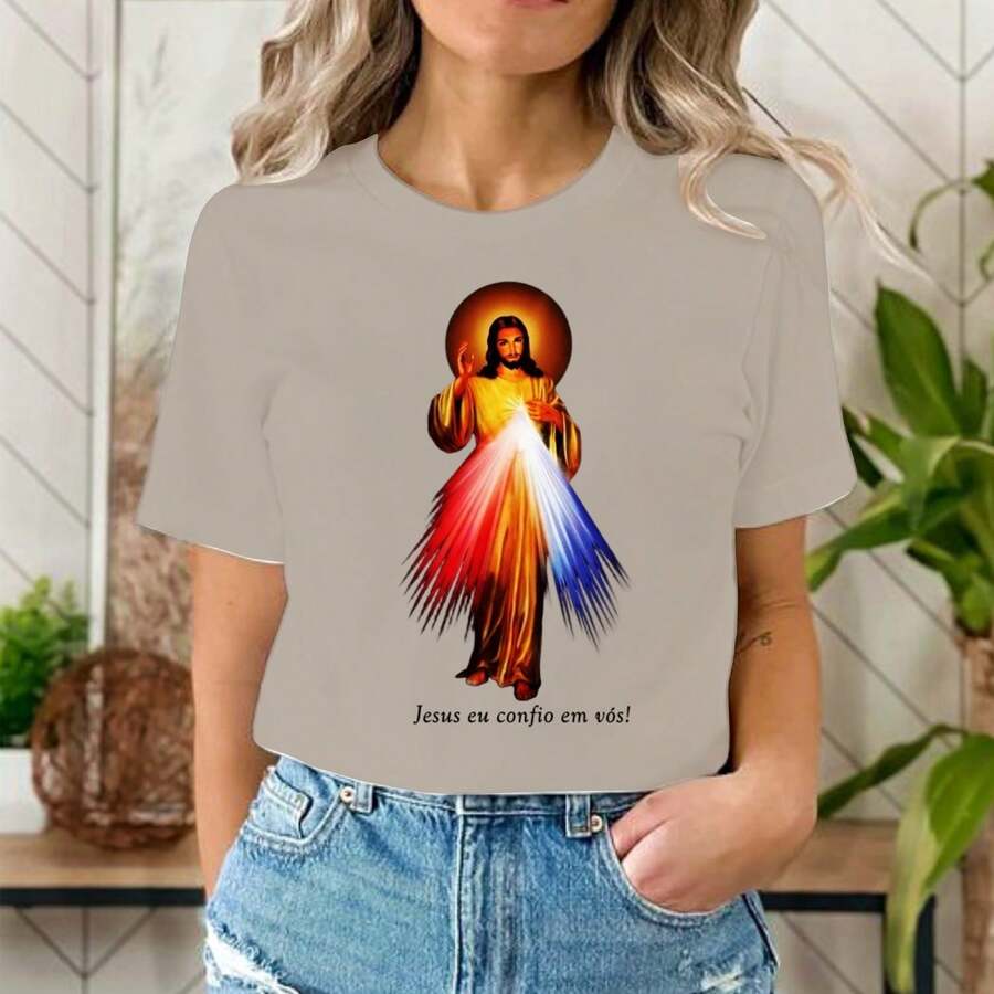 Women T-Shirts - 灰色 - 查看 1