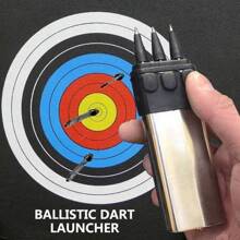 POPOTR Huge Power Toy Dart Launcher PISTOLA Hunting Tool Silent Pleasantly Surprised Gift Decompression Toys - Black - View 1