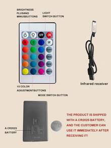 1pc 5V RGB LED Strip Light With 30/60/90/150 LEDs, Comes With USB Plug And Remote Control For Easy Color Adjustment - Perfect For Colorful TV Backlight And Cozy Living Room Or Bedroom Ambience - Multicolor - View 6