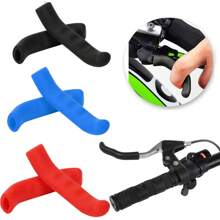 1Pair Summer Ourdoor Bicycle Bike Brake Handle Cover Silicone Sleeve Bike Brake Lever Protector Covers Mountain Bike Brakes Accessories - Multicolor - View 1