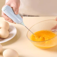 1pc Battery-Free Wireless Milk Frother Handheld Electric Milk Whisk,Small Cake Baking Tool - Multicolor - View 2