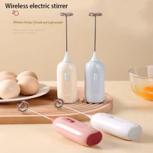 1pc Battery-Free Wireless Milk Frother Handheld Electric Milk Whisk,Small Cake Baking Tool - Multicolor - View 1