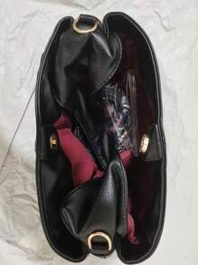 Bolso plegado de moda, bolso de hombro estilo occidental, bolso cruzado