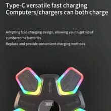 Máquina de boxeo con música y guantes de boxeo, entrenador de boxeo inteligente con Bluetooth montado en la pared, equipo de entrenamiento de boxeo electrónico de objetivo para hacer ejercicio en casa, interior y gimnasio - Multicolor - Ver 2