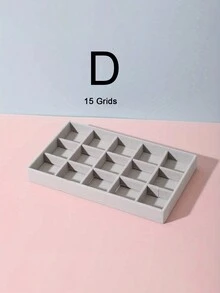 Khay trưng bày trang sức nhung 5 trong 1 - Hộp lưu trữ mềm cho vòng tay, bông tai và nhẫn, khay sắp xếp trang sức, khay trang sức, bông tai, vòng cổ, trưng bày nhẫn, trang trí nhà cửa, quà tặng năm mới, quà tặng ngày lễ tình nhân - Nhiều kiểu giá trưng bày trang sức khác nhau - Nhiều màu - Xem 17