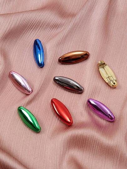 8 pezzi Spille e fermagli per sciarpe, confezione colorata di spille in plastica per hijab, accessori natalizi per donne, spilla