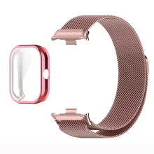 Milanese Loop Compatible With Xiaomi Redmi Watch 4/5/8Pro/9Pro Metal Strap With TPU Case Screen Protector Soft Film Replacement Magnetic Loop Watchband - For Redmi Watch 4 - View 11