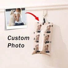 1pc Personalized Fashion Customized Pattern Photo Sanitary Pad And Tissue Storage Pouch/Bag, Fabric Tissue Holder, Hanging Tissue Organizer, Bathroom Living Room Bedroom Household Storage Accessory For Travel Storage Bag,Makeup Bag,Cosmetic Bag,Vacation Organizer,Large Capacity Makeup Organizer Makeup Case, For Lipstick, Brush, Skincare, Mobile Phone, Coin, Small Items, For Home,Gift,Vacation And Festival Halloween Christmas Multifunctional Use,Boho Vibes - Multicolor - View 3