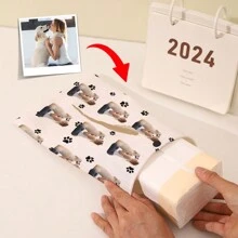 1pc Personalized Fashion Customized Pattern Photo Sanitary Pad And Tissue Storage Pouch/Bag, Fabric Tissue Holder, Hanging Tissue Organizer, Bathroom Living Room Bedroom Household Storage Accessory For Travel Storage Bag,Makeup Bag,Cosmetic Bag,Vacation Organizer,Large Capacity Makeup Organizer Makeup Case, For Lipstick, Brush, Skincare, Mobile Phone, Coin, Small Items, For Home,Gift,Vacation And Festival Halloween Christmas Multifunctional Use,Boho Vibes - Multicolor - View 6