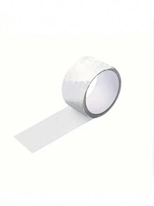 1roll Self Adhesive Window Screen Repair Tape, Anti-Insect Net Hole Reparing Patch, Suitable For Dorm Door/ Curtain Screen/ Net Repair, Strong Adhesive Window Screen Repair Tape, Fix Tear And Bug-Proof Net - Grey - View 6