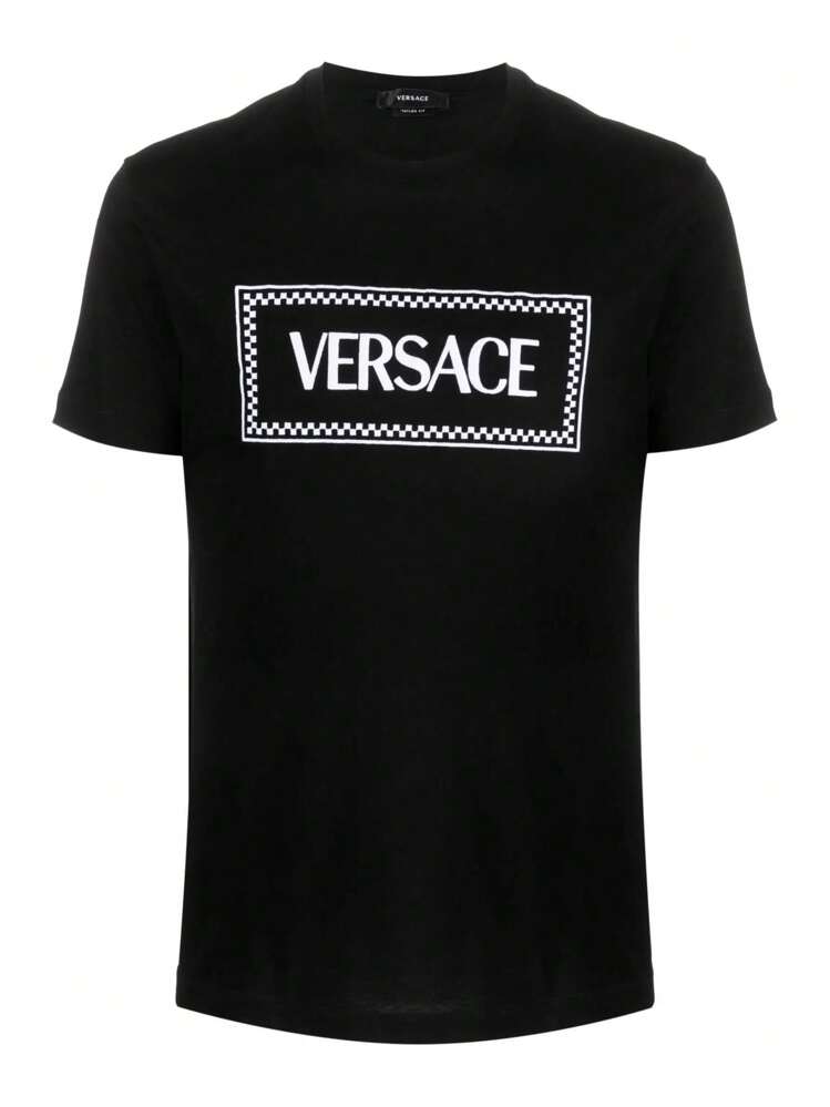 Versace Men's T-Shirt BLACK 10116941A085841B000-0 | SHEIN USA