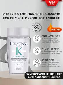 Kérastase KERASTASE[Mini]SYMBIOSE BAIN PURETE ANTI-PELLICULAIRE 洗发水 80ml*3 保湿去屑无硫酸盐洗发水，适用于易生头皮屑的头发和头皮。清洁和滋润头皮和头发 | 适用于易生头皮屑的头皮 | 不含硫酸盐 | 含有吡硫鎓锌 - 80ml*3/240ml - 查看 9