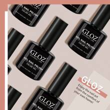 GLOZ 6 Colors Jelly Gel Nail Polish Sheer Pink Gel Nail Polish Crystal Transparent Milky Gel Polish Kit Nail Art Varnish Collection Gift Set