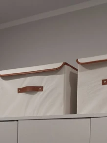 1pc Oxford Cloth Multifunctional Foldable Collapsible Storage Box With Lid In Beige Color, Suitable For Clothes, Toys, Documents Decorations Decor Festival Decor Room Decor Home Decor Decor Bedroom Decor Dress Pants Shoes Jeans Boots Skirtbedroom,Organizer,Organiser,Home Storage,White T Shirt Women,Black Pants Women,Ladies Winter Clothes,Dress,Winter Clothes For Ladies,Elegant Woman Dresses,White Shirt For Ladies,Long Sleeve,White Jumpsuit For Women,Spring Dresses For Women,Spring Outfits For Women,Spring,Spring Clothes,Minimalist,Summer Tops