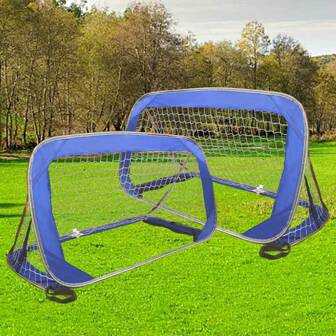 Pop Up Football Nets Goals Set For Backyard Indoor Outdoor Mini Metal Pop Up Football Goals Nets Set For Backyard