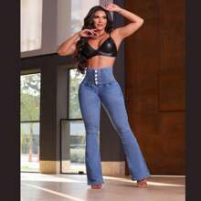 NỮ Quần jean - Màu xanh lam - Xem 7