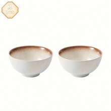Japanese Rice Bowls Set Of 2, Cereal Bowl In Vintage Design - Stackable Ceramic Dinner Set For Rice, Salad & Soup - Microwaveable & Oven Safe School Supplies,Back To School - 2pcs - View 13