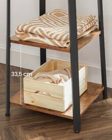 VASAGLE Coat Racks - Chocolate Brown - View 3