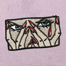 Angry Crying Lady Punk Rock Patch Iron-On Sewing Applique Personalized DIY Clothing Accessory Embroidered Sewing Iron-On Patch Decorative Patch Badge Pins Apparel Shoes Hats Bags Decor Repair Embroidered Patches Summer, School - Multicolor - View 6