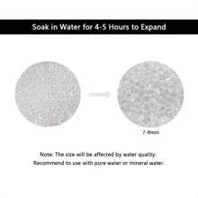 12000 Pcs Clear Water Gel Jelly Beads, Water Balls Jelly Crystal Beads Gel Ball Water Absorbing Beads For Vases, 7-8mm Vase Fillers For Home Decorations Best Gifts Birthday Graduation