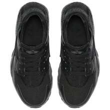 Nike Huarache Run - Boys' Grade School - 黑色/黑色/黑色 - 查看 5