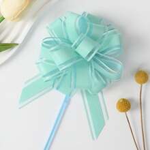 Miliocry 1pc Pull Bow,4.7 Inch Gift Bows Present Wrapping Pull Bow With Ribbon For Wedding Party Decoration Gift Baskets - Multicolor - View 24