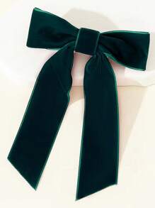 Velvet Ribbon Bow Hair Clip Spring Hairpin Cute Girl Back Head Hair Accessory, Winter Outfit For Women, Bows, Hair Accerssories