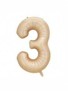 1 件 32 英寸焦糖色数字铝箔生日派对气球，生日快乐装饰，圣诞节 - 焦糖色 - 查看 18