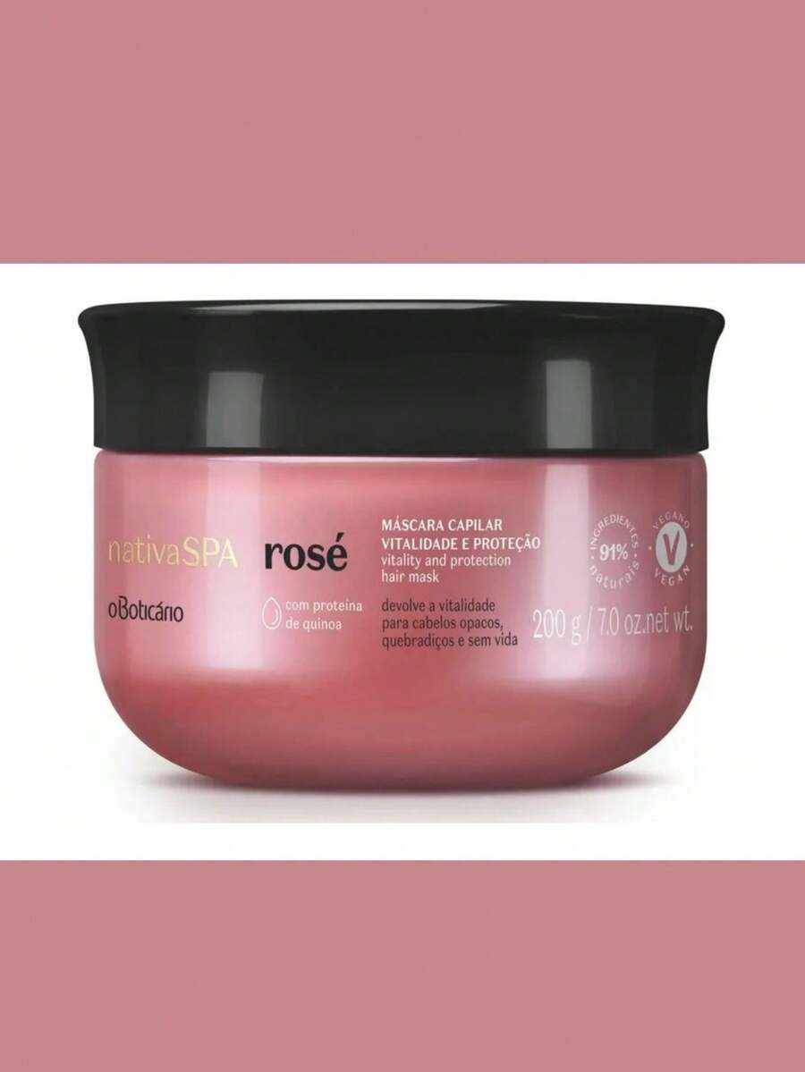 Nativa Spa Rosé Vitality And Protection Mask 200g - Màu hồng gỉ - Xem 1