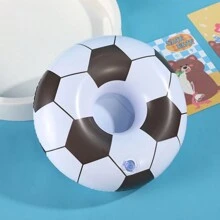 1pc Creative Inflatable Drink Holders, Floating Inflatable Cup Holders Beverage Coasters, Suitable For Pool Party Festival, Make Pool Parties Fun And Exciting With This Inflatable Drinks Holder!, Beach Essentials, Beach Accessories