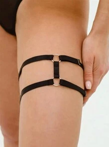 1 件装性感女士大腿束带磨碎带腿部配饰松紧带内衣吊带，学校