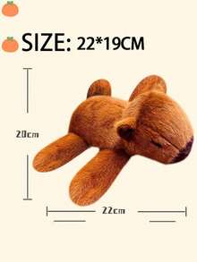 marioneta de peluche Capibara - Marrón - Ver 8