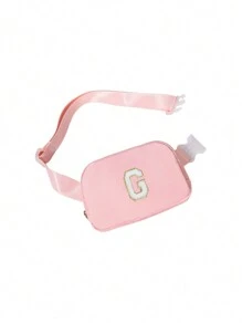 1入女孩腰包，時尚可調節肩帶的斜挎臀包，適合日常使用、戶外、旅行、徒步旅行、慢跑、騎自行車，便攜設計，是理想的禮物