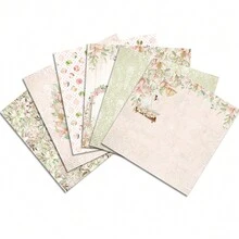24 Sheets 6"X6" Our Wedding Scrapbook Paper Scrapbooking Patterned Paper Pack DIY Craft Background Paper 1Pack - Multicolor - View 3