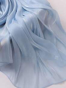 New Autumn Winter Women Soft Organza Glittery Muslim Hijab Scarf Shawl - Multicolor - View 6