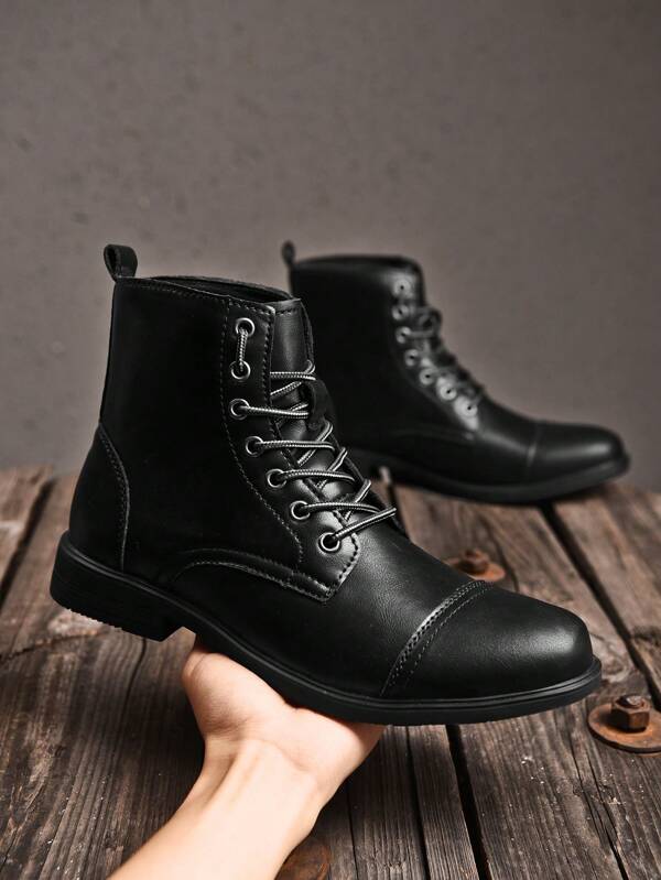 بوت شوكا كلاسيكية كاجوال للرجال ، تناسب الجينز بأناقة