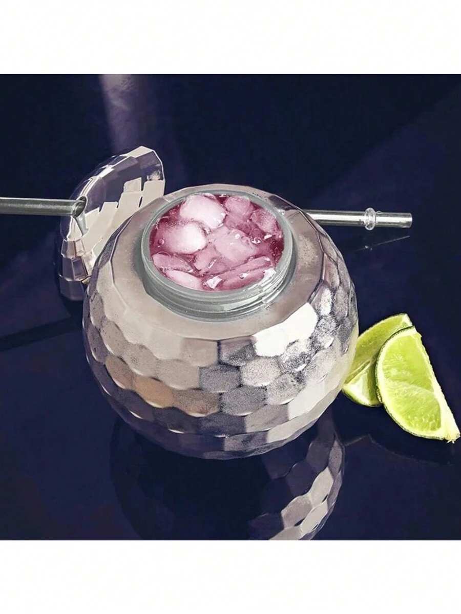 1 pieza Copa de bola de discoteca con luz intermitente, Copa de bola, Copa de plástico, Copa de vino, Copa con forma especial - Multicolor - Ver 1