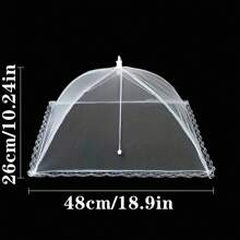 1pc Food Cover Tent, Mesh Camping Accessory, Outdoor Mesh Camping And Home Food Cover, Picnic Food Protector With Ventilation, Practical