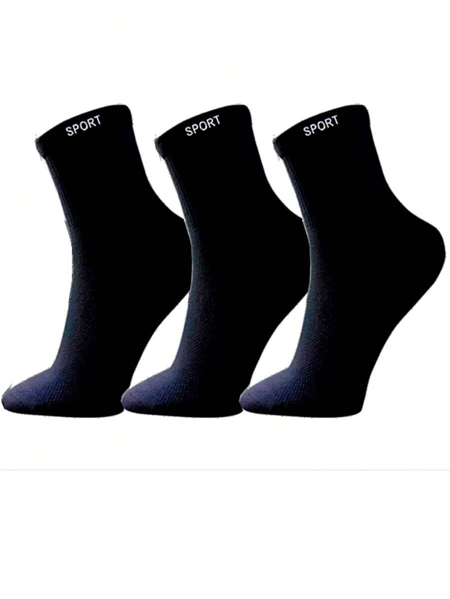 Men Toe Socks - Black and White - View 1