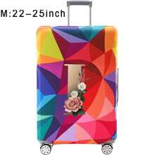 18-32Inch Luggage Cover Elastic Suitcase Cover For 18 To 32 Inch Travel Case Cover Luggage Dazzling Geometry Pattern Name Initials Letter Pattern Pattern Anti-Scratch Protector Case Protector Cover Travel Suitcase Cover Protective Cover Dustproof Cover Trolley Case Luggage Dust Cover Travel Accessories ﻿ ﻿ Bag For School School Accessories School Stuff