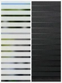 1 rolă folie de fereastră pentru jaluzele, folie de intimitate pentru ferestre de sticlă, dungi verticale, autocolante, modele, vinil autoadeziv, blocant UV, folie de glazură, decorare fereastră, ușă, birou, decal vinil, pentru decor dormitor, articole de decor cameră, pentru decor Halloween, decor toamnă, decorațiuni pentru sala de clasă, autocolant detașabil, autocolante, decal de perete, decal vinil pentru decorațiuni interioare, articole de decor de primăvară, reîmprospătează-ți casa, autocolante de decorațiuni de festival, cadouri de ziua de naștere, absolvire