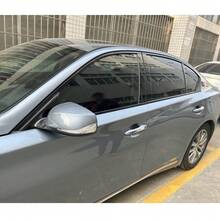 1 Set Glossy Black Sticker Chrome Delete Window Trim For Infiniti Q50 2014-2023 - Glossy Black - View 5