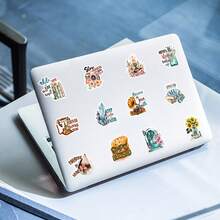 50 Cái/gói Cụm Từ Tiếng Anh Cho Hoa Bánh Quy Phong Bì Không Thấm Nước DIY Sáng Tạo Doodle Miếng Dán, Guitar Ván Trượt Chai Nước Mũ Bảo Hiểm Ốp Lưng Ván Trượt Tuyết Vỏ Điện Thoại Laptop Cửa Tủ Lạnh Hành Lý Nhãn Dán Graffiti - Nhiều màu - Xem 4