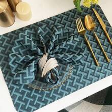 Polyester Placemat 2 Pcs Desktop Protective Mat Non-Slip Heat Resistant Placemat For Kitchen Placemat Home Decor Party Decor - Multicolor - View 8