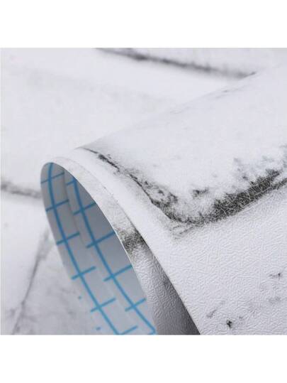 Roll Retro Grijs Wit Brick Wallpaper Peel Stick Contact Paper 3D Wand Removable Bedroom Living Room ation 17.7in X393.7/196.8/118.1/39.3in view 9