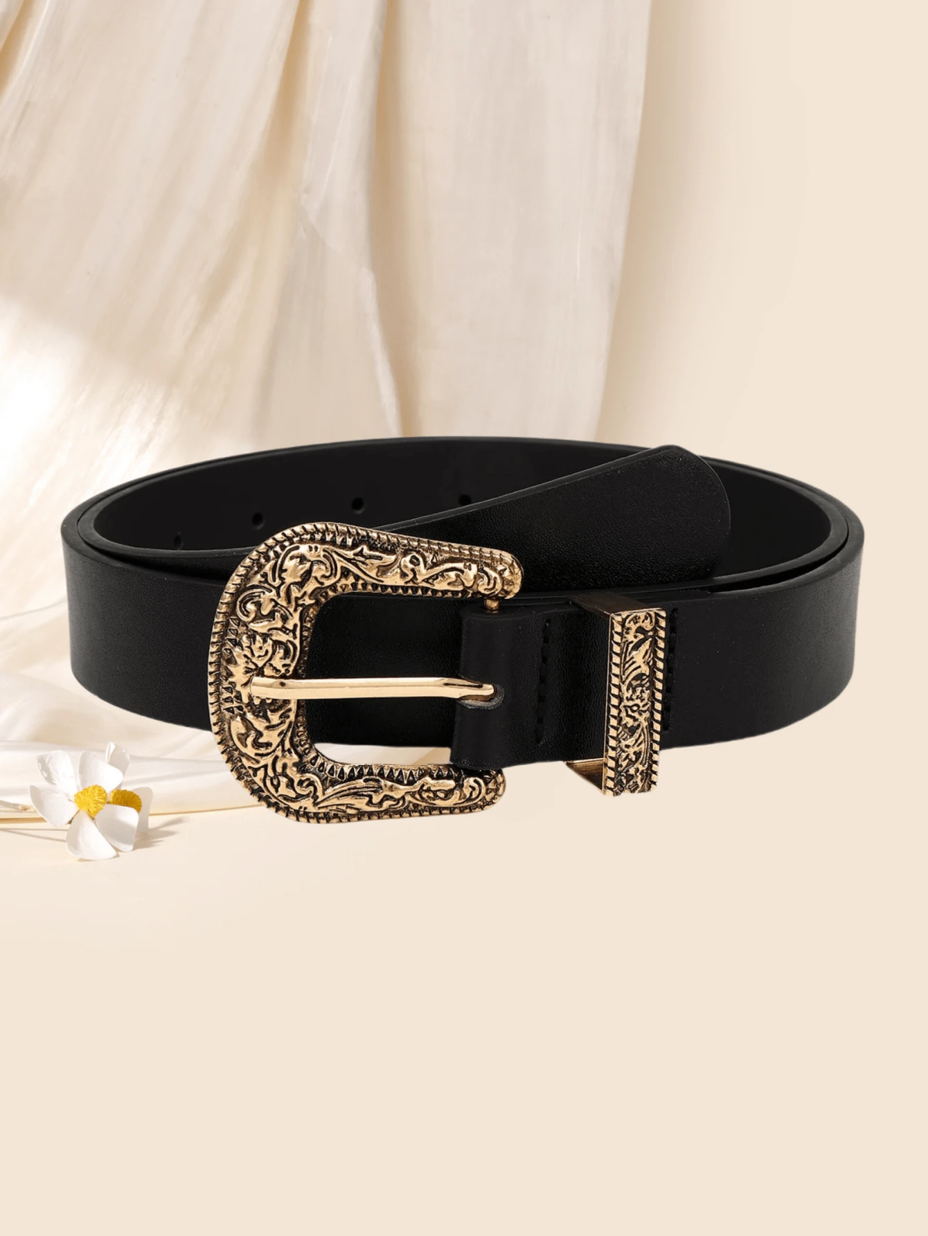 Boho Metal Buckle Belt Halloween Summer, School Fall, Autumn, Halloween