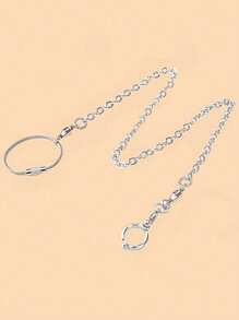 1set Stainless Steel Parrot Bird Harness & Leash, All Seasons - White - View 4